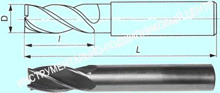 Фреза Концевая d 4,0х11х43 ц/х Р18 Z=2 "CNIC"