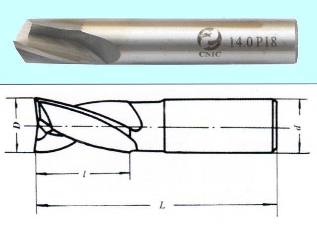 Фреза Шпоночная d 2,0х 4х30 ц/х Р18 "CNIC"