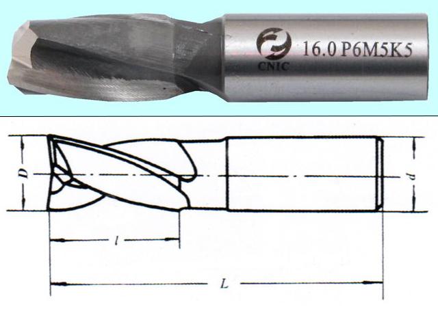 Фреза Шпоночная d 2,0х 4х48 ц/х Р6М5К5 DIN327 "CNIC" dхв-6мм