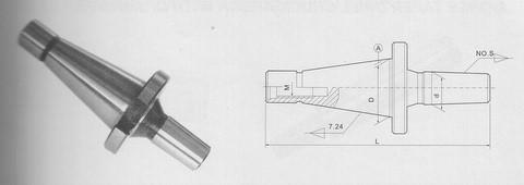 Оправка 7:24 -40 / В12 на внутренний конус сверлильного патрона (на расточ. и фрезер. станки), хв-к ГОСТ 25827 исп.1