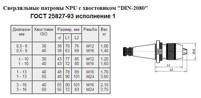 Патрон сверлильный Самозажимной бесключевой с хвостовиком NT 7:24 -40, ПСС-10 (1,0-10мм,М16) для ст-ков без ЧПУ "CNIC"