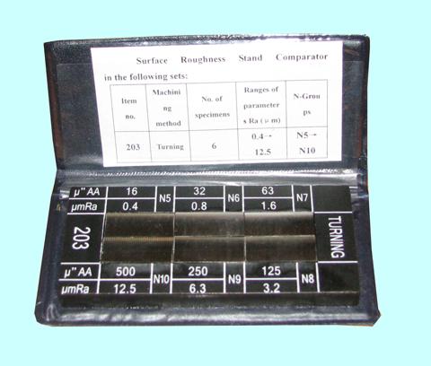 Набор образцов шероховатости поверх-ти из 6-ти шт, Ra 0.4-12.5мкм "CNIC" (YK-4)
