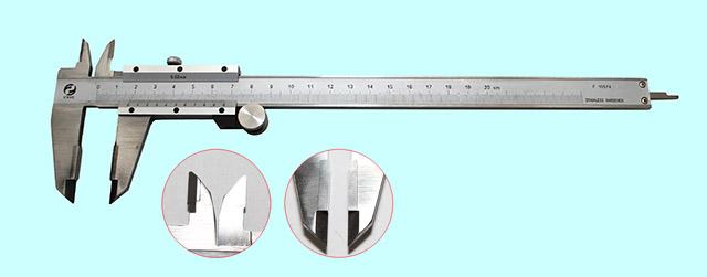 Штангенциркуль 0 - 200 ШЦТ-I (0,02) с твердосплавными губками, с глубиномером "CNIC" (Шан 141-125S) нерж. сталь