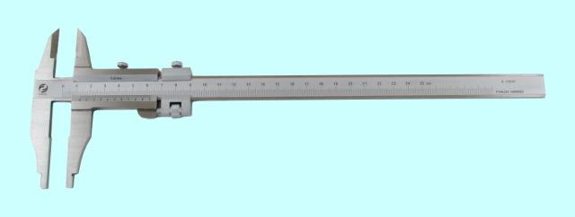 Штангенциркуль 0 - 250 ШЦ-II (0,02) моноблок с устройством точной установки рамки "CNIC" (Шан 148-130S) нерж. сталь