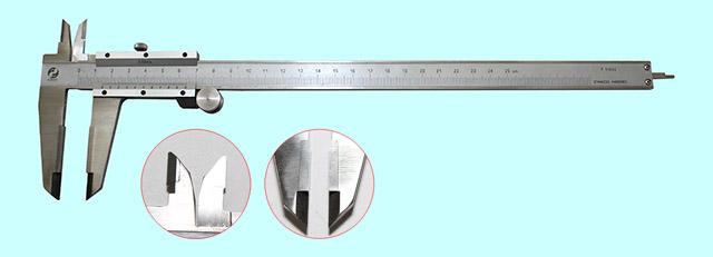 Штангенциркуль 0 - 250 ШЦТ-I (0,02) с твердосплавными губками, с глубиномером "CNIC" (Шан 141-130S) нерж. сталь