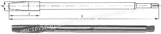 Метчик Гаечный М 5,0 (0,8) Р6М5 с шахматным шагом