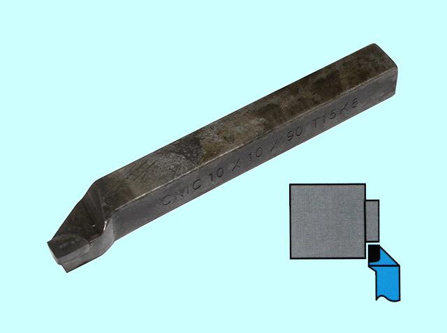 Резец Проходной упорный отогнутый 6х 6х 80 Т15К6 DIN 4980 "CNIC"