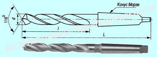 Сверло d 75,0 к/х Р6М5