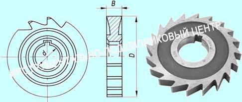 Фреза дисковая пазовая 80х 8х27 Р6М5, Z =18