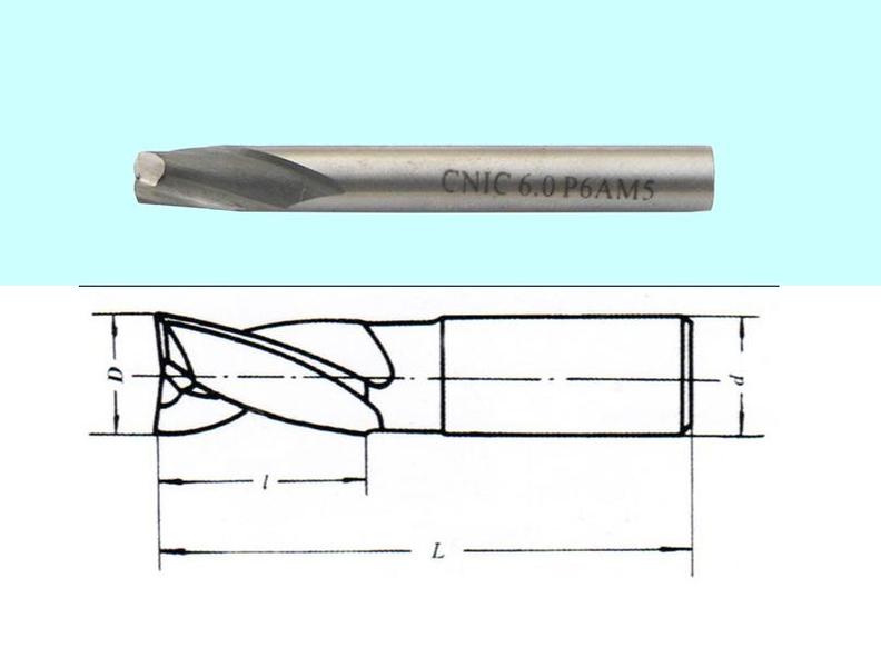 Фреза Шпоночная d22,0х22х88 ц/х Р6АМ5 DIN327 "CNIC" dхв-20мм
