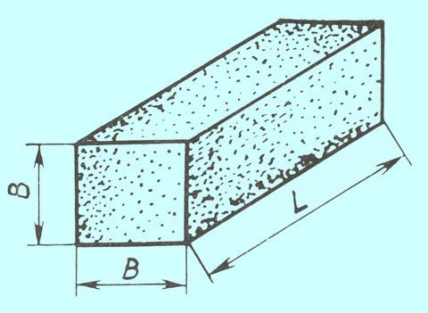 Брусок шлифовальный 20х20х150 25А 16 СМ2 (WA F90 L)