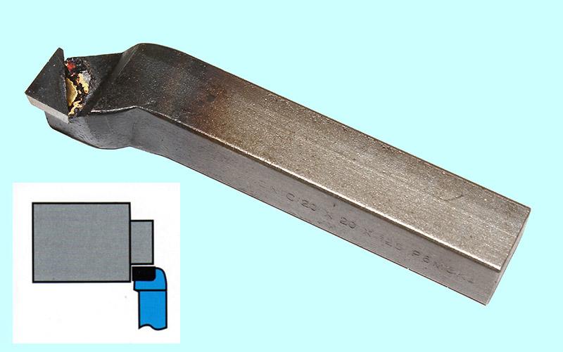 Резец Подрезной отогнутый 20х20х125 Р6М5К5 DIN 4977 "CNIC"