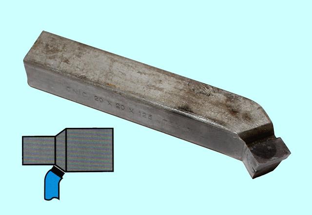 Резец Проходной отогнутый 20х20х125 Т5К10 левый DIN 4972 "CNIC"