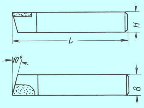 Резец Проходной упорный прямой 25х16х120 Т5К10